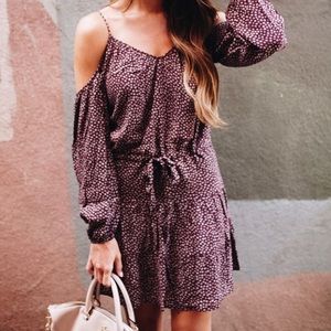 PAIGE Cold-Shoulder mini dress!